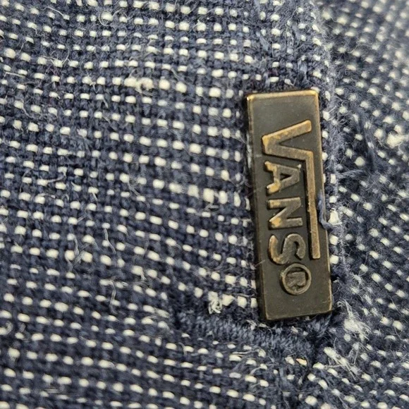 Vans Off The Wall Shorts Blue Flat Front Casual Size‎ 34 Streetwear Blockcore - Picture 4 of 11